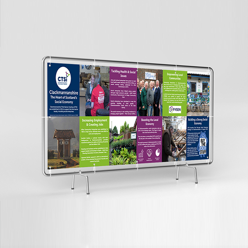 Fence Banner - Please note: Barrier frames are not included