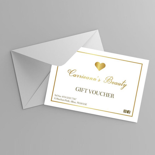  Gift Vouchers with envelopes 