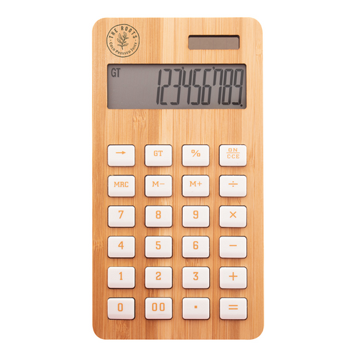 Branded Bamboo Calculators