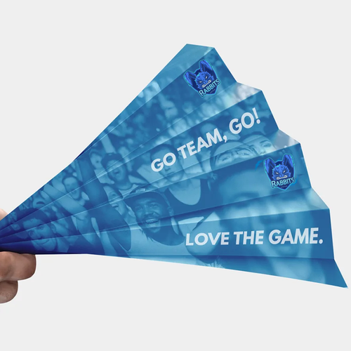 Foldable Paper Fan Hand Clappers Foldable Paper Fan Hand Clappers