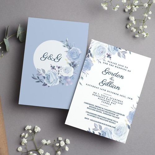 Bespoke Unique Design Wedding Invites with Envelopes
