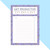 Whiteboard, a productivity to-do list with tasks and checkboxes for marking completion on a purple floral background.