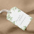 Wedding Gift Tags, elegant white tag with green foliage design and the words 'Save an & Partner, celebrate love' for wedding or special occasion gifting.
