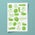  Custom Stickers of Differing Sizes Up To 50 Designs Per Sheet 