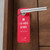 Door Handle Hanger Signs