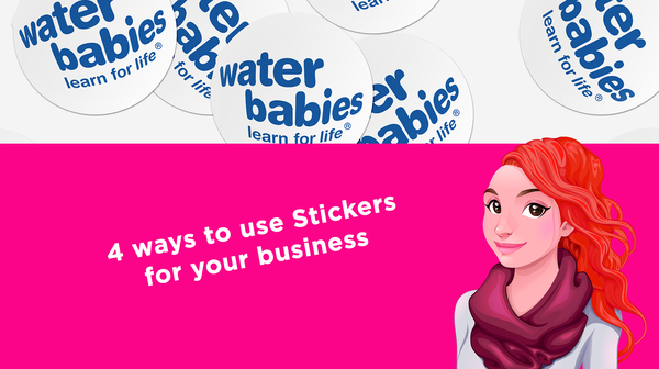 4 ways to use Stickers for your business 4 ways to use Stickers for your business