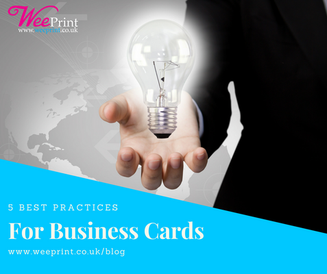 5 Best Practices For Business Cards  5 Best Practices For Business Cards