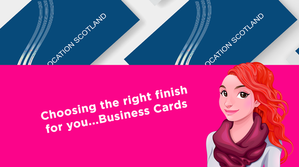 Choosing the right finish for you...Business Cards Choosing the right finish for you...Business Cards