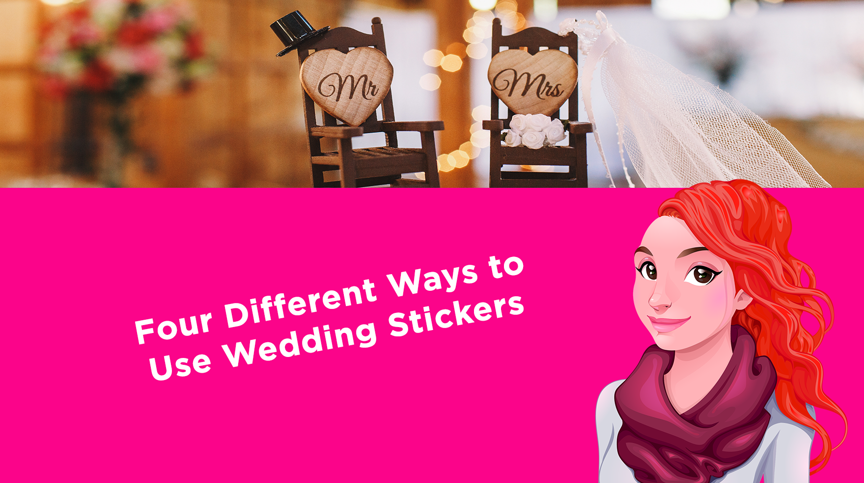 Four Different Ways to Use Wedding Stickers Wee Print Ltd