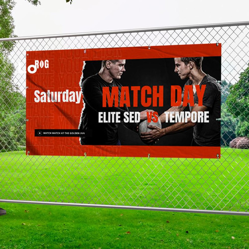 Matchless Banner Shop High-Quality Match Day PVC Banners Online