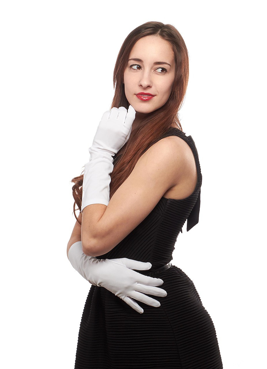 Decadent Damsel Cotton Elbow Length Gloves