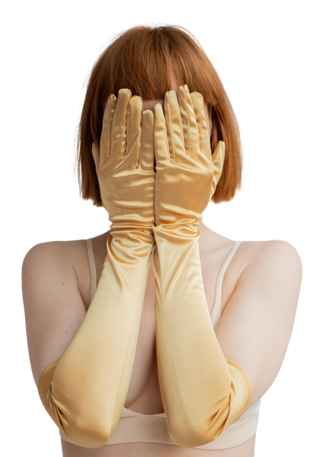 Over The Elbow Opera  Satin Gloves Over The Elbow Opera  Satin Gloves