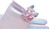 Pretty in Pink Rose Satin Floral Gloves