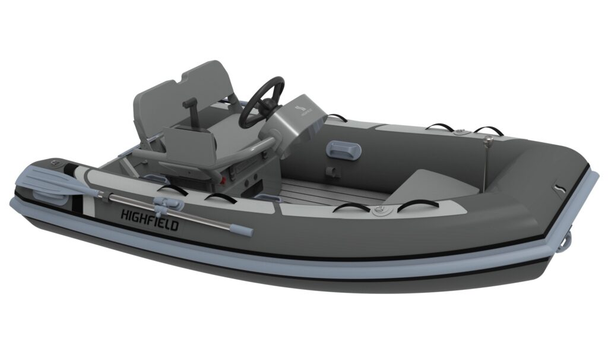 ***PACKAGE*** Highfield Classic 360 in Storm (PVC) with white FCT and Honda BF20 (SRU)  **IN STOCK**