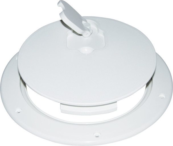 Inspection hatch with white cover 
