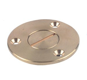 Brass Drain Bung Flat Screw Head