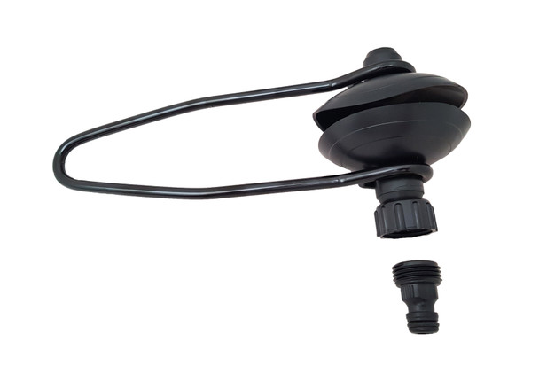 Outboard motor flushing muffs