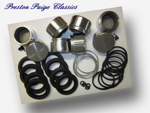 Jaguar Brake Caliper Seals & Pistons 4 Pot