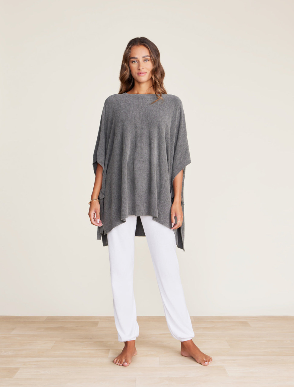 Barefoot Dreams CozyChic Ultra Lite® Hi/Low Poncho with Side Tie -  MariposaHill
