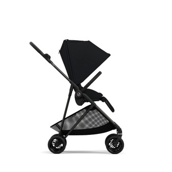 CYBEX Melio 3 Carbon Stroller, Ultra-Lightweight Stroller,  Moon Black