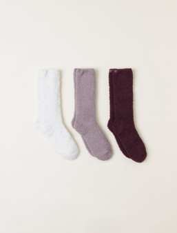 Barefoot Dreams CozyChic 3 Pair Sock Set