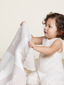 Barefoot Dreams CozyChic Cuddle Receiving Blanket 30"x30"