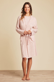 Barefoot Dreams Womens Ultra Soft Rib Rib Robe