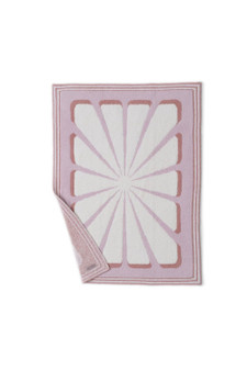 Barefoot Dreams CozyChic Floral Sunburst Stroller Blanket, Petal Multi, 30"x40"