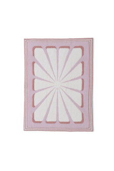 Barefoot Dreams CozyChic Floral Sunburst Stroller Blanket, Petal Multi, 30"x40"