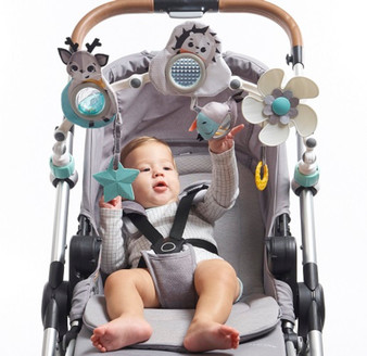 Tiny Love Black & White Sunny Stroll Stroller Arch, Magical Tales