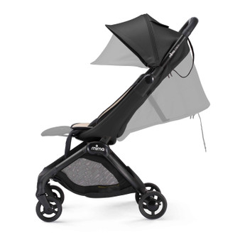 Mima Miro Stroller - Black chassis, Black seat