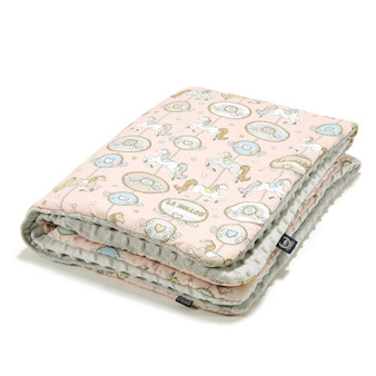 La Millou Medium Warm Blanket - Dream Lunapark - Grey, Size 32x 40"