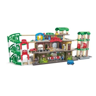 Hape  Multi-Level Railway City Set