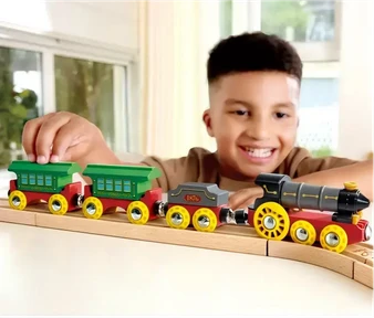 Hape Retro Steam Train with Lights & Sounds