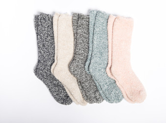 Barefoot Dreams Cozychic Women's Heathered Socks