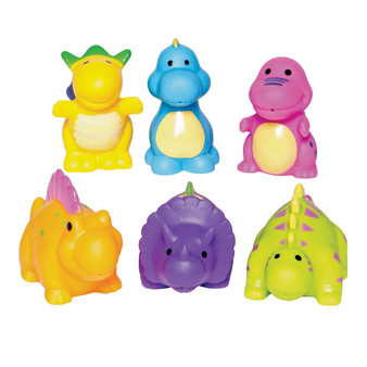 Elegant Baby Dinosaur Party Squirtie Baby Bath Toys
