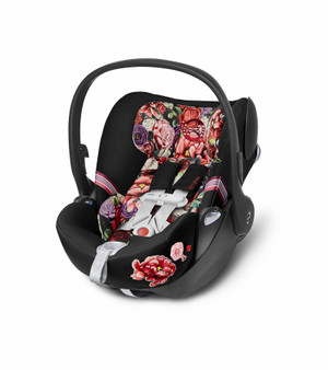 Cybex Cloud Q SensorSafe Infant Car Seat - Spring Blossom Dark Cybex Cloud Q SensorSafe Infant Car Seat - Spring Blossom Dark
