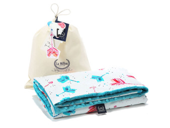 La Millou Lightweight Blanket Lost Kingdom - Ecru Size 32" x 40" in.