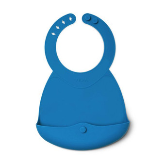 VIIDA Joy Series Baby Bib (P) - Dylan Prussian blue