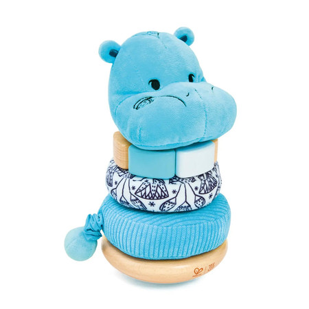 Hape x The Met William the Hippo Baby Stacker