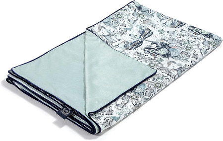 La Millou Velvet Blanket, Lost Kingdom, Smoke Mint 32 x 40 in