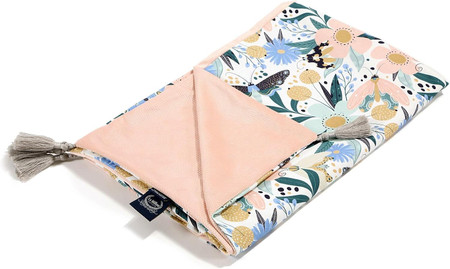 La Millou Medium Light Velvet Blanket, Fairytale Land - Powder Pink 32"x40"