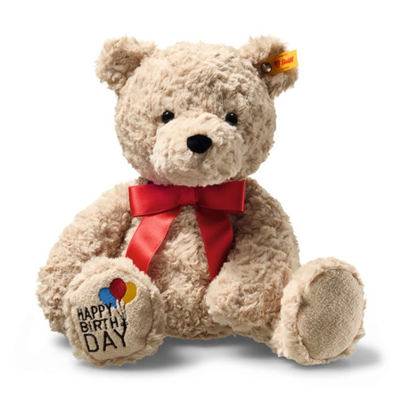 Steiff Jimmy “Happy Birthday” Teddy Bear with Bow