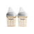 Hegen PCTO Feeding Bottle PPSU, 2-Pack with 2 x Slow Flow Nipple (1 to 3 months), 150ml/5oz