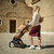 Mima Miro Stroller - Black chassis, Mocha Cream seat