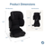 Maxi-Cosi Tanza High-Back Belt-Positioning Folding Travel Booster Car Seat, Sea Shadow