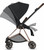 CYBEX Mios Stroller with Rose Gold Frame and Premium Black Seat