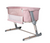 Unilove Hug Me Plus 3-in-1 Baby Bassinet, Plum Oink