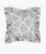 Little Giraffe Luxe Giraffe Print Pillow, Silver Little Giraffe Luxe Giraffe Print Pillow, Silver