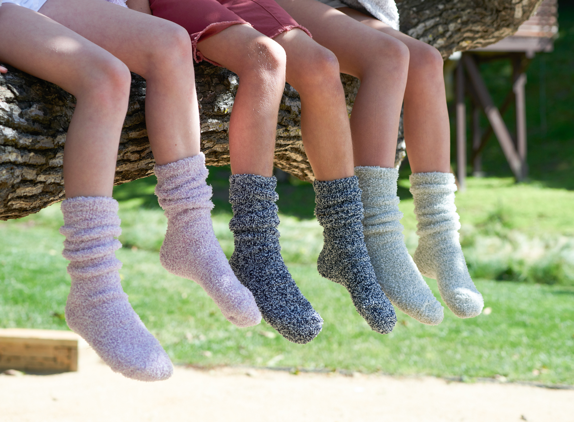 Barefoot Dreams Cozychic Youth Socks - MariposaHill